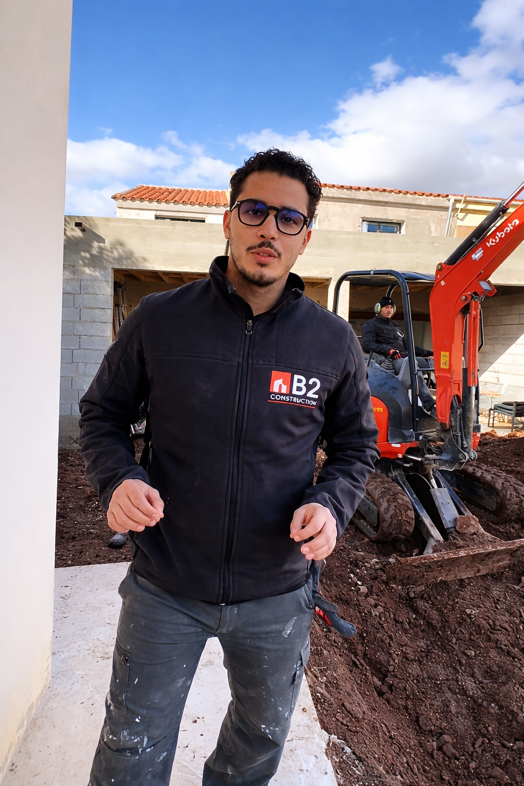 Gérant B2 Construction sur chantier